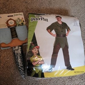 ✨️Mens Peter Pan Costume with Dagger for Halloween